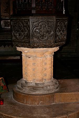 Tewkesbury Abbey - The Font